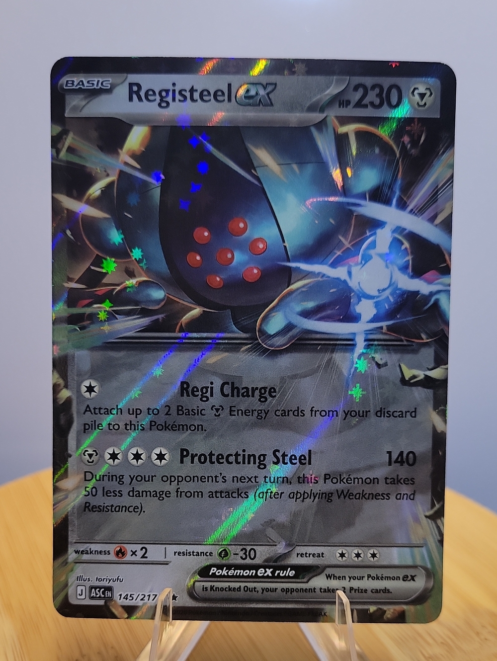 Pokemon TCG Registeel ex 145/217 ME: Ascended Heroes 2026 NM